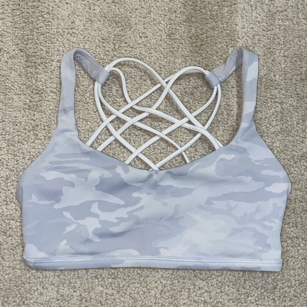 Lululemon Free To Be Wild Bra / White Camo